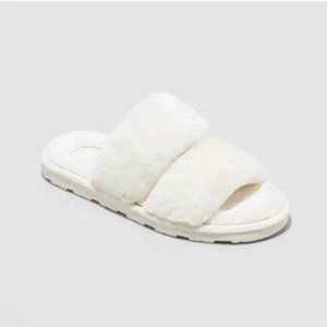 Women's Royal Slide Slippers Off White - Stars Above™ 10
